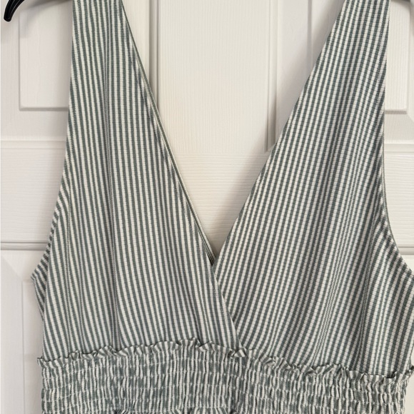 American Eagle Striped Sleeveless Tiered Dress - Picture 3 of 6